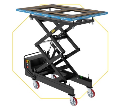 Подъемная тележка для аккумуляторов и двигателей