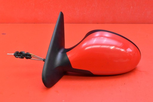 mirror left red manually EU 1M0857933A SEAT LEON 1 and 99-05 4 PIN