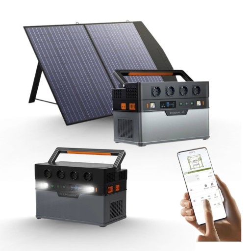 Аварийный источник питания для хранения энергии, портативный комплект панелей allpowers 1500 вт