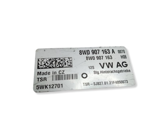 Bedienteil Getriebe getriebe Audi A4 S4 B9 8W 8W0907163A