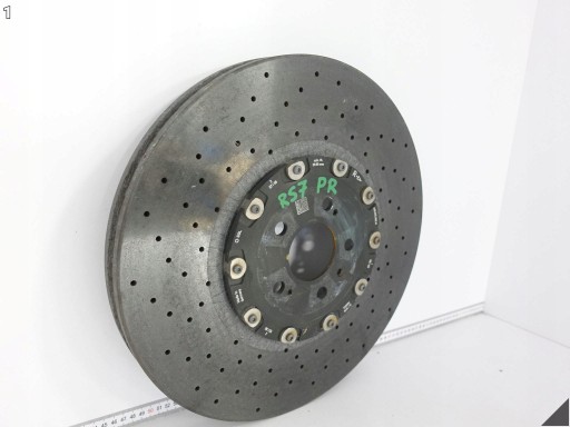 AUDI RS7 4G8 RS6 4G0 C7 bremsscheibe CERAMICZNA rechts vorne 420x40 ausbau 340KM