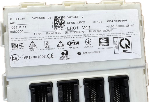M84 BMW X2 F39 Module Unité de contrôle KOMFORTU BDC FEM 5A20556