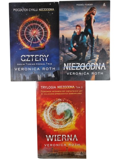 Zdjęcie egzemplarza: Niezgodna / Wierna / Cztery + Wybrani / Veronica Roth