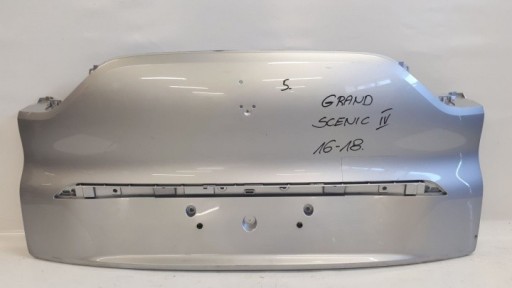 RENAULT SCENIC IV 2016 ЗАДНИЙ КАПОТ МІШ