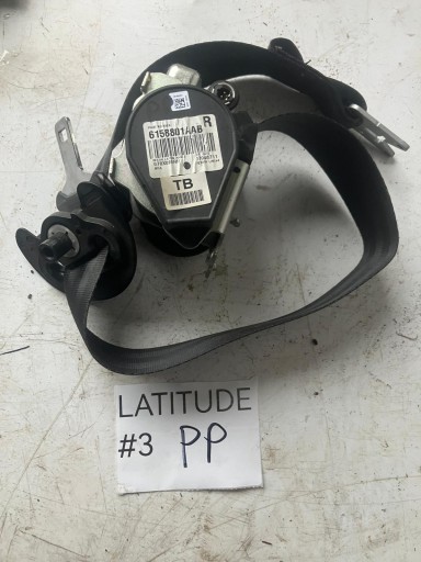 tension belt safety right front RENAULT LATITUDE 868840950R
