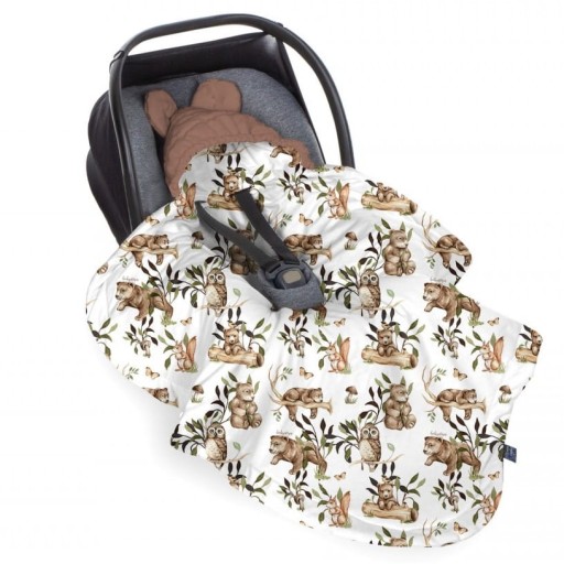 Ковдра для сповивання BABYSTEPS для автокрісла Bear Mocha
