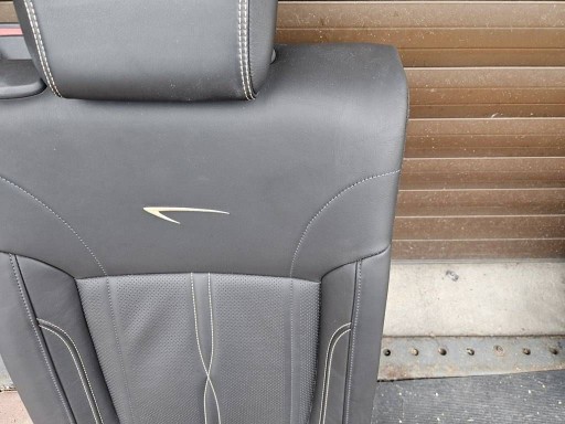 Sitz heck hinten oparcie Leder skorzane Sitz Opel Insignia A