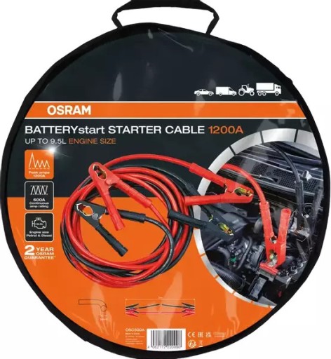 OSRAM STARTERCABLE 1200A OSC500 КАБЕЛІ ПУСКА