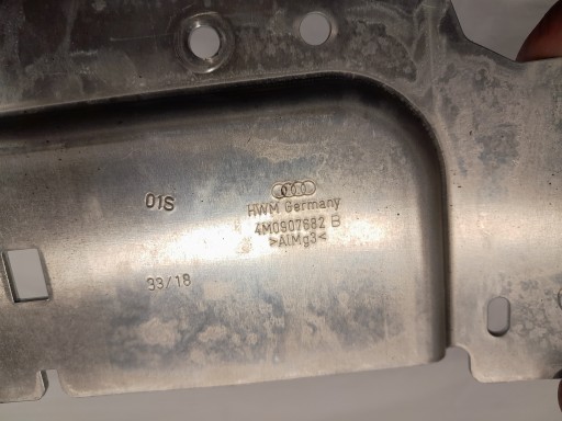 PORSCHE CAYENNE 9Y Support plaque Poignée TUNELU 4M0907682B