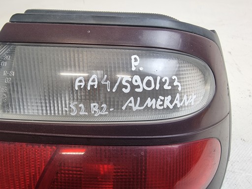 light rear right W fender LIFT 3D OE BA75EB18 NISSAN ALMERA N15