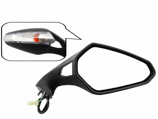 LU-484-R - ЗЕРКАЛО DERBI GPR 50 / 125 ВИНТАЖ 04-08 HOMOL.