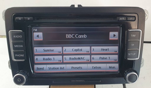 Volkswagen PASSAT B7 Golf 6 Tiguan ekran radio CD MP3 SD KOD
