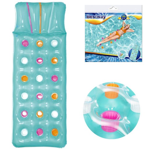 Bestway Надувний матрац з подушкою 188x71см 43014