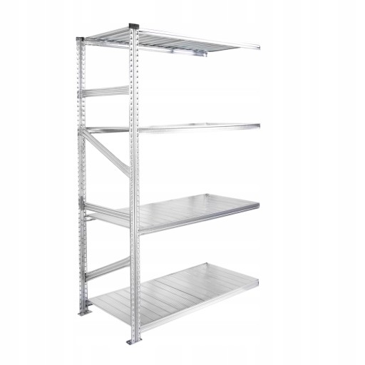 Металлический стеллаж 200X105X70 4 полки METALSISTEM