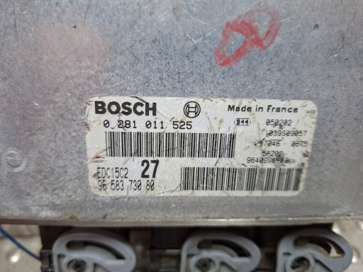 control unit of the engine 0281011525 9658373080 9640998580 Citroen Peugeot 2.0 HDI