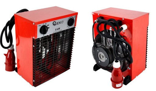 Електричний нагрівач 5KW нагрівач повітродувка 400V