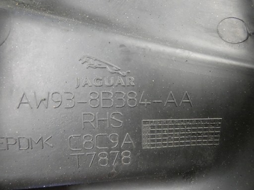 JAGUAR XJ X351 cover lower of the engine right front