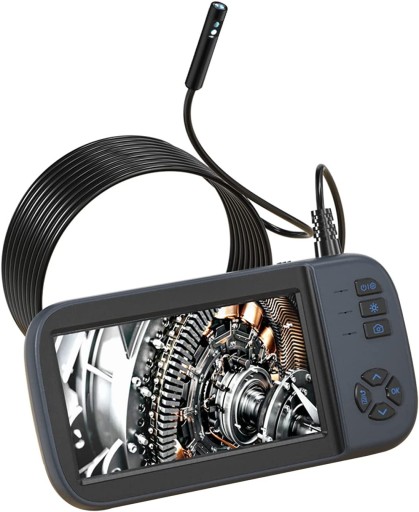 Ендоскопічна інспекційна камера з подвійним об'єктом