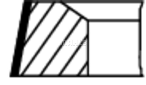 028 10101 - MAHLE ORIGINAL 028RS101010V0 КІЛЬЦЯ ПОРШНЕВІ