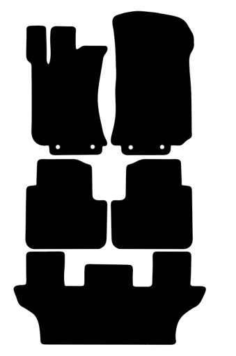 Велюрові килимки LUX для MERCEDES R W251 LONG 05-