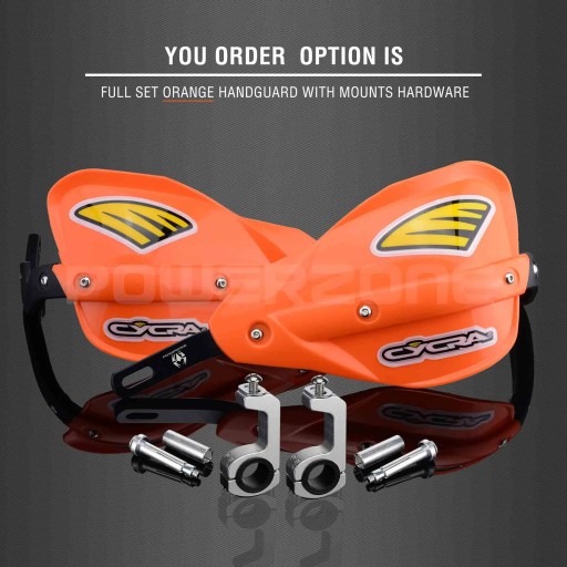 Повний набір помаранчевих руків'їв для мотоциклів