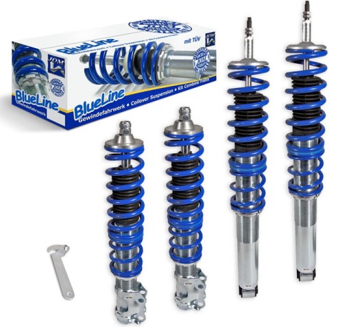 741000, 741000 - Нова підвіска койловер golf 2, ii blueline сертифікат