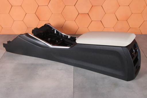 BMW G20 G21 G22 G23 G26 tunnel central armrest MERINO ELFENBEINWEISS