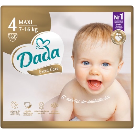 Підгузки Dada Extra Care р.4 7-16 кг 33 шт.