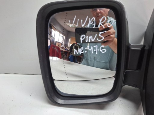 mirror exterior left 93459226 RENAULT TRAFIC III VIVARO B 5 PIN 2014