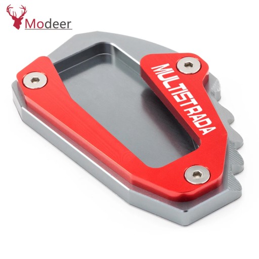 Стиль TITANIUM RED Боковая опора для Ducati Mu