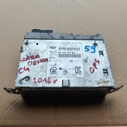 Stacja multimedialna Citroen C4 II Picasso 9816304780