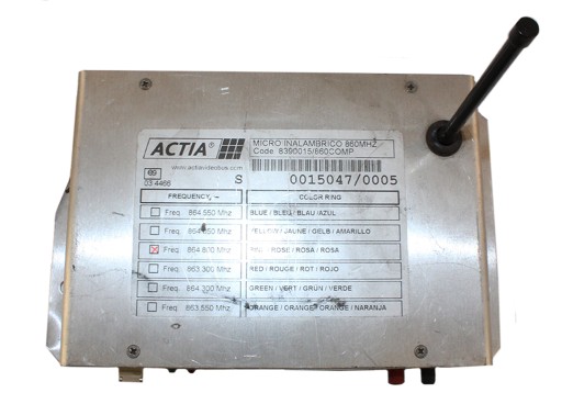 КОНТРОЛЕР БЕЗДРОТОВОГО МІКРОФОНА ACTIA 860MHZ