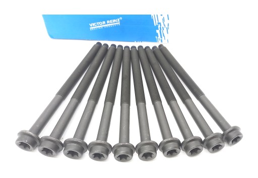 14-32203-01 - 10X БОЛТИ ГОЛОВКИ БЛОКУ ЦИЛІНДРІВ FORD FIESTA V FUSION STREET KA