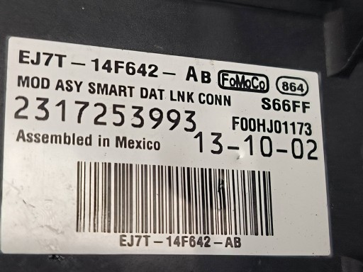 modulo EJ7T-14F642-AB LINCOLN MKC