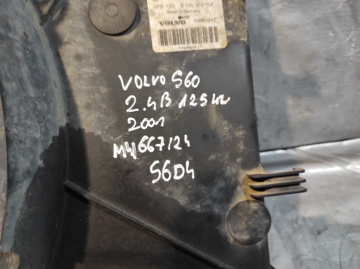 radiator fan cover VOLVO S60 2.4 B BOSCH 0130303909 30680547