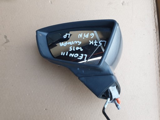 mirror left 6 PIN SEAT LEON III 3 5F 2013- LS7K