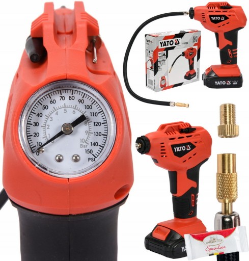 НАСОСНИЙ ПІСТОЛЕТ YATO 18V 2AH ŁAD YT-82894