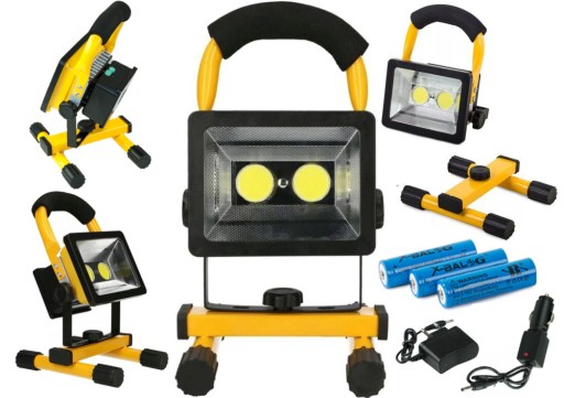 ГАЛОГЕННАЯ МОЩНАЯ ПОРТАТИВНАЯ ПЕРЕЗАРЯЖАЕМАЯ БОЛЬШАЯ СВЕТОДИОДНАЯ ЛАМПА