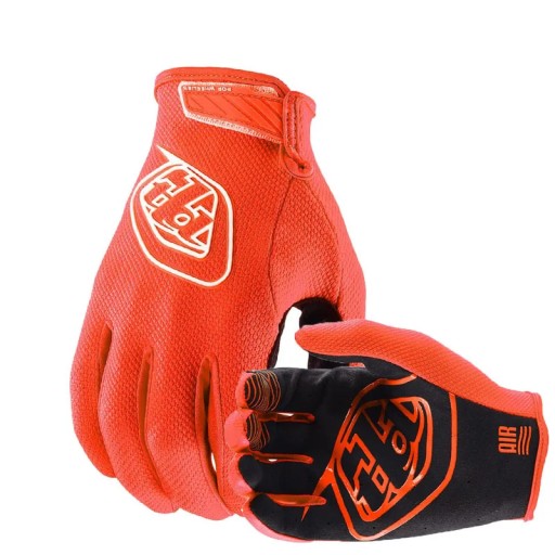 Помаранчеві стильні мотоциклетні рукавички розміру S B