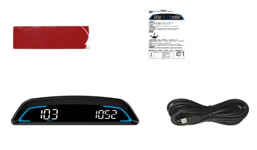 СВЕТОДИОДНЫЙ ЖК-ПРОЕКТОР HUD GPS USB СКОРОСТЬ
