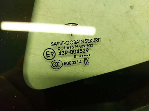 TESLA Model 3 III window bodywork rear part left 2020 AS2