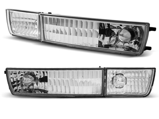 KPVW19 - ПЕРЕДНІ МИГАЛКИ VW GOLF III 3 VENTO CHROME