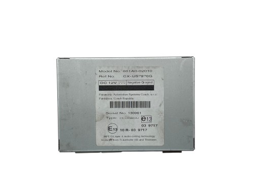 TOYOTA AURIS and module MMI KONTROLER MULTIMEDIALNY 861A0-02010 CX-US7970G