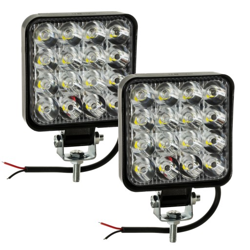 ФАРА РАБОЧАЯ ГАЛОГЕН ПРОЖЕКТОР 16 LED (СВЕТОДИОД ) 12 24V 2 ШТ изображение 1