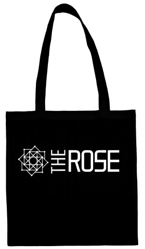 The Rose kpop darčeková nákupná taška pre fanúšika k-pop čierna