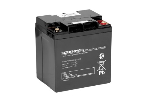 Аккумулятор eps 28-12w (12v 28ah) europower