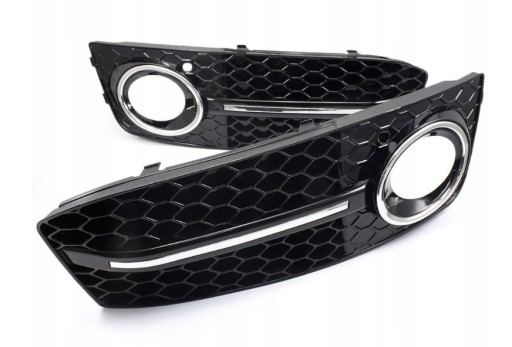 B8-WDK-011 - AUDI A4 B8 заглушки бампера RS LOOK