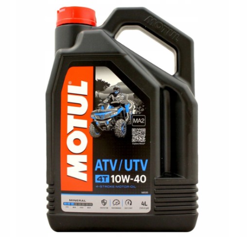 MOTUL ATV UTV 10W40 4T МІНЕРАЛЬНЕ МАСЛО ДЛЯ КВАДРОЦИКЛІВ 4L