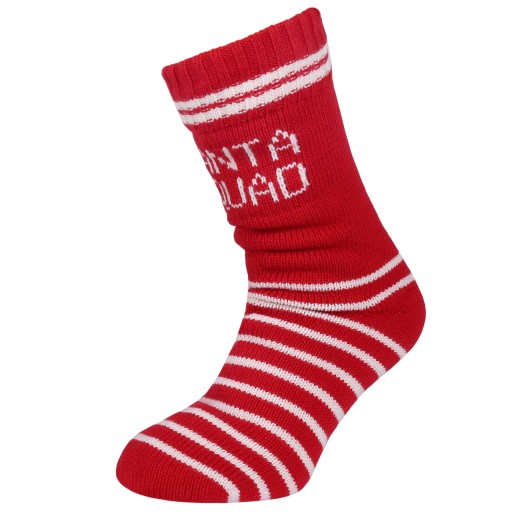 Červené vianočné ponožky Santa Squad 37-42