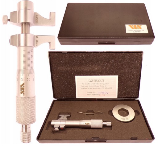 ВНУТРЕННИЙ МИКРОМЕТР ДЛЯ ОТВЕРСТИЙ 25-50 0,01 VIS